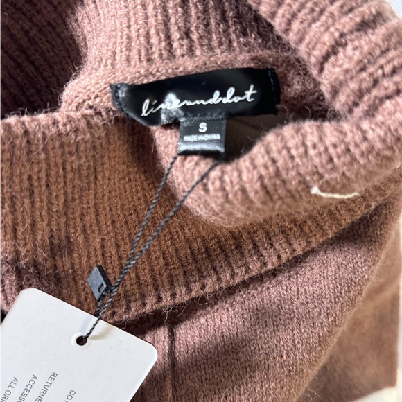Line & Dot NWT brown super soft turtleneck sweater size small Revolve - Picture 9 of 13